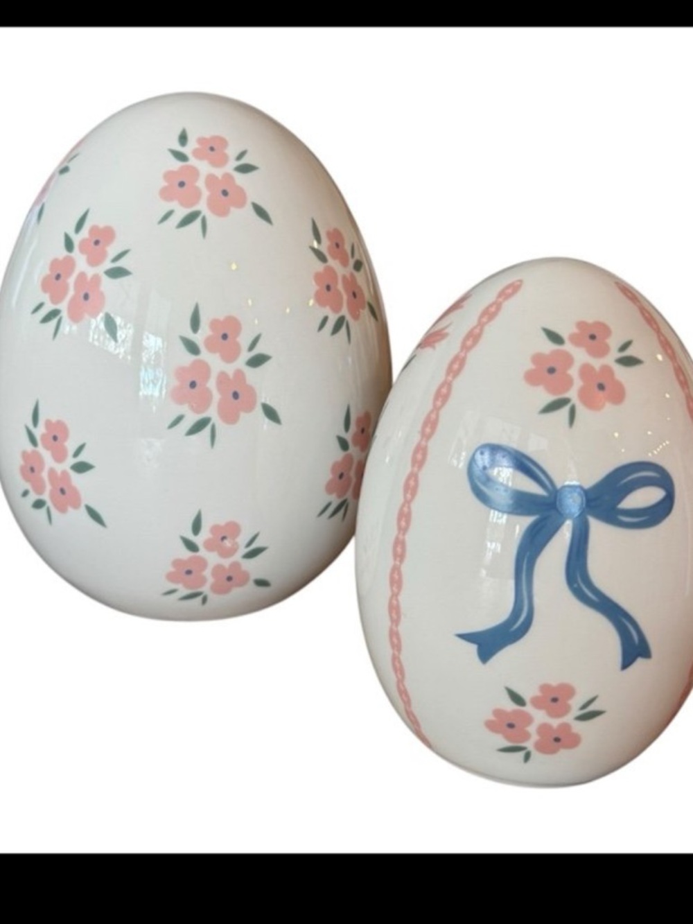 My Texas House Floral and Ribbon
Bow Easter Egg Decor Set